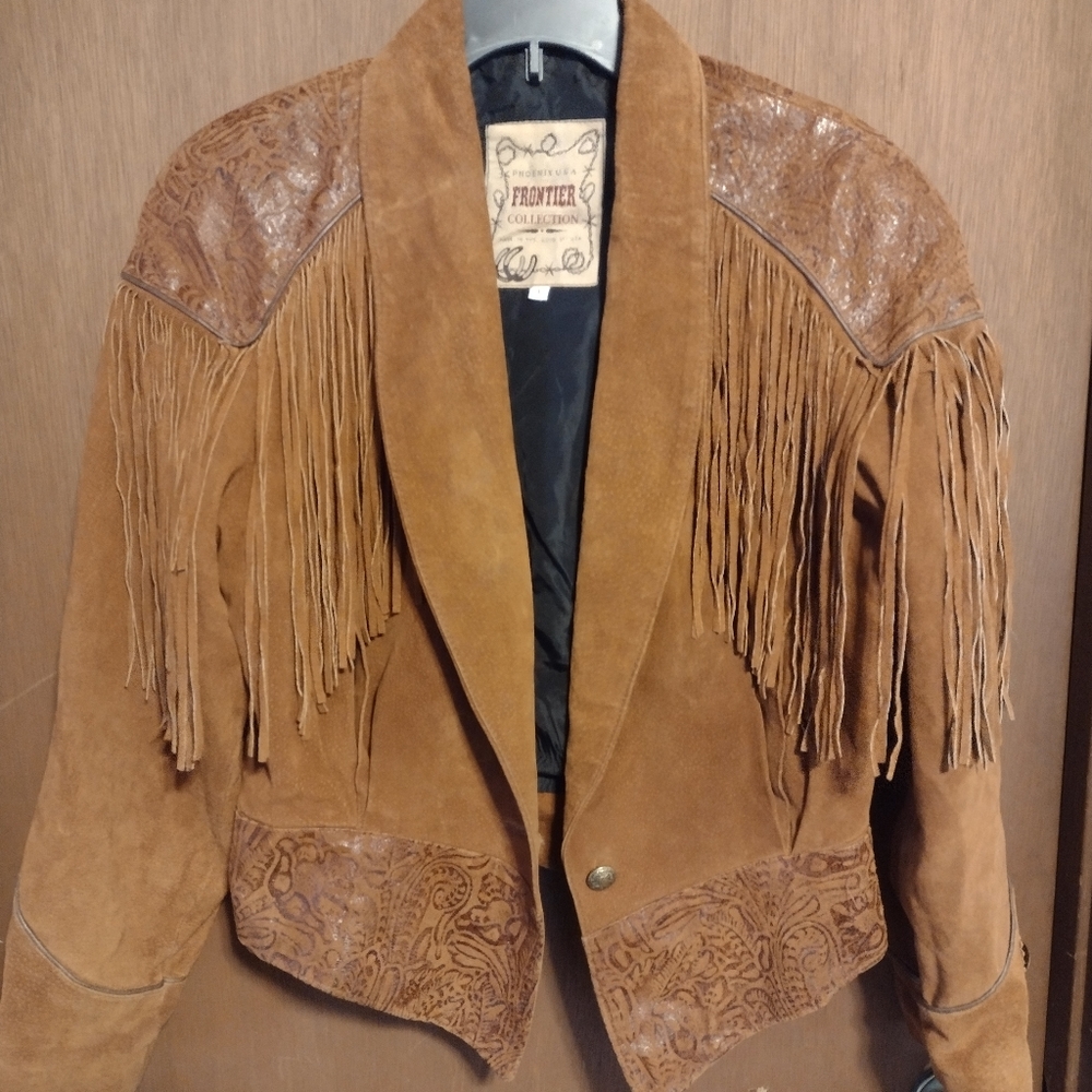 Vintage suede Western jacket